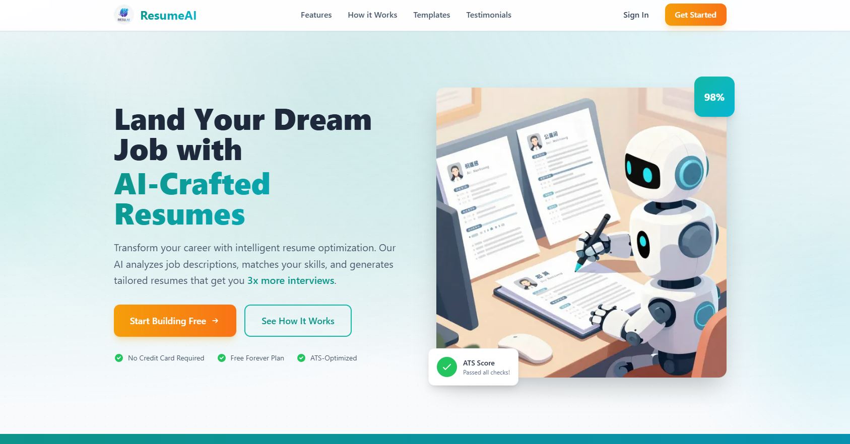 AI Resume Builder & Optimizer